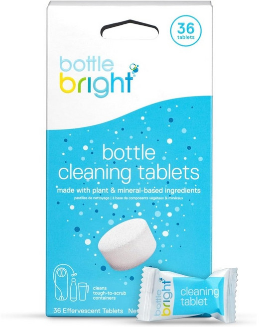 Bottle Bright 세척정제 78정, 36개(1팩)