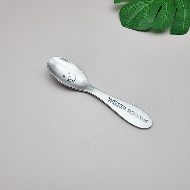 윙커 미니 티스푼 웡크 WICKER ROCKING 아이스크림 디저트 쨈 스푼 홈카페, 1개