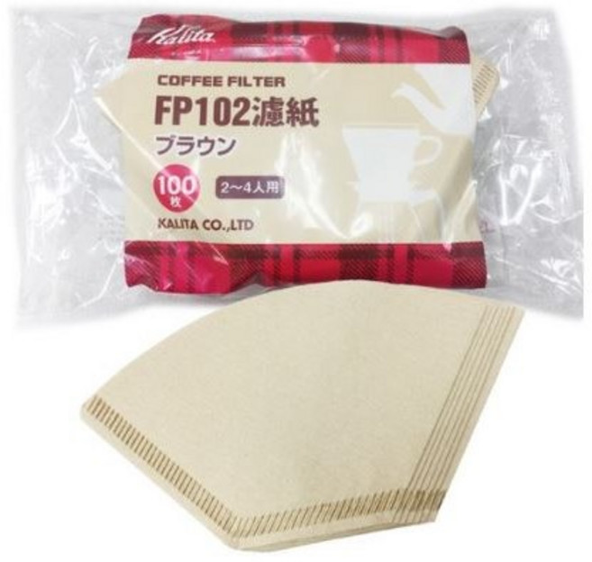 칼리타 커피필터 FP102 여과지 3~4인용, 100개, 2세트