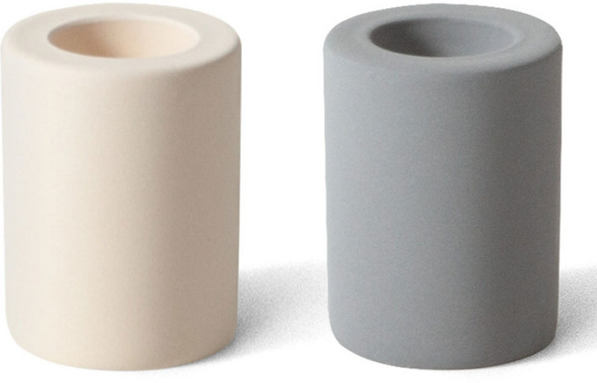 레이지소사이어티 규조토 홀더 미니 2종 세트, 다크그레이 + 아이보리, 1세트