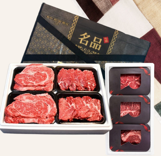 [한우선물세트] 한우선물세트 구이용 1++ 등급 선물 포장 냉장 등심 불고기 국거리 소고기 설 어버이날 부모님 선물 세트, 3. 한우선물세트 3호