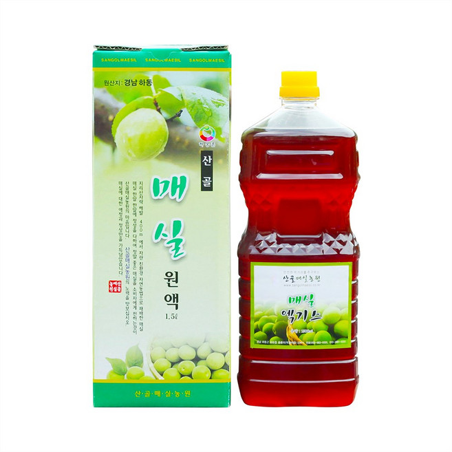 하동 매실 원액 10년이상 숙성 매실청 액기스 1500ml, 1.5L, 1개