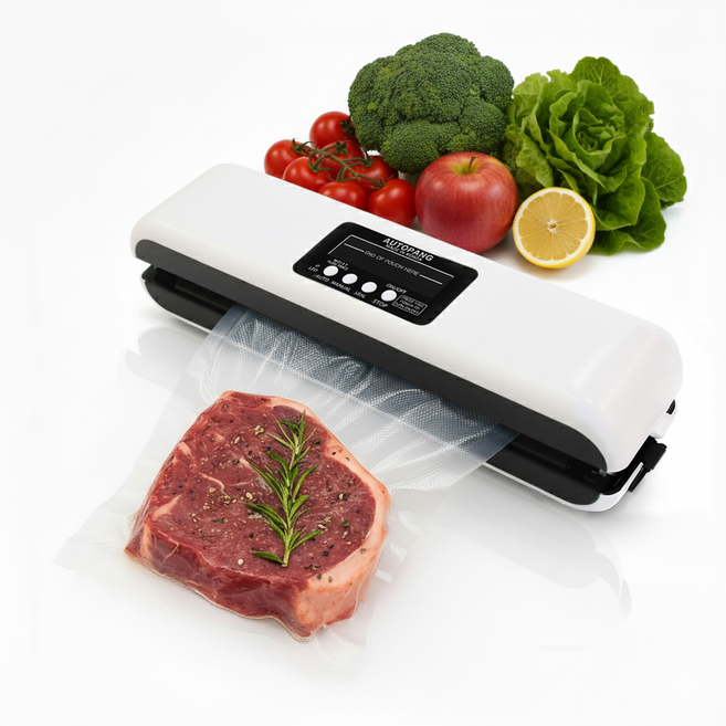 국산 무선 진공포장기 오토팡 AUTOPANG 전자동 가정용 고기 밀봉기 중형 진공봉투 40장 포함, 1개