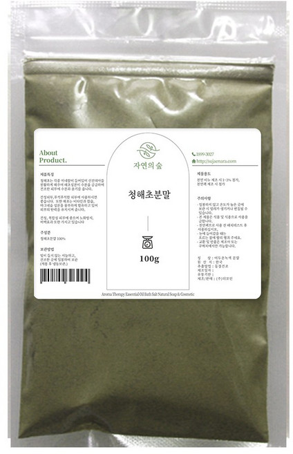 자연의숲 청해초 분말 100g, 어두운녹색, 1개