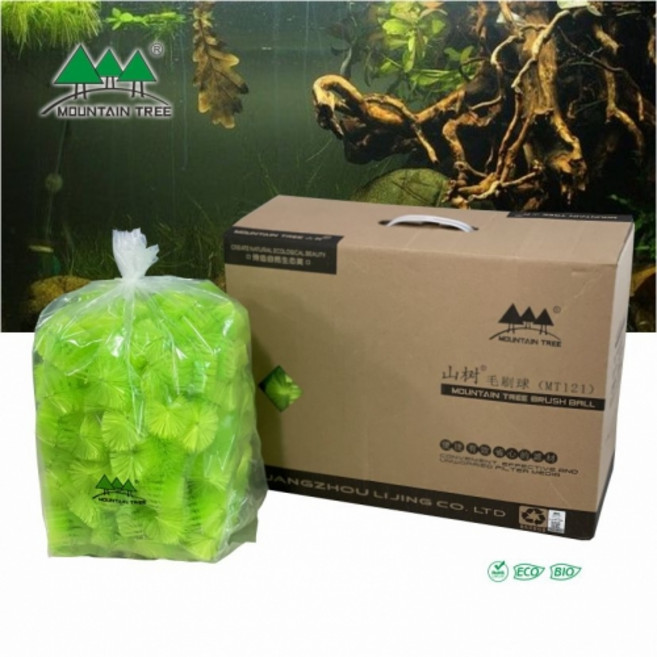 마운틴트리 브러쉬 볼 MT-121 500개 [250개입x2박스] 해수담수용