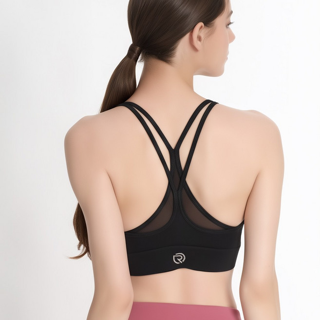 롤리핏 여자 스포츠 브라탑 일체형 브라캡