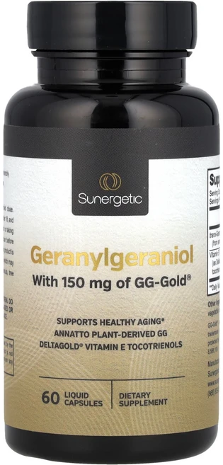 Sunergetic 제라닐제라니올 액상 캡슐 60정, 1개 - 쿠팡