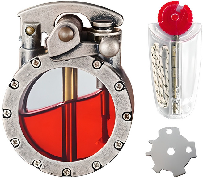 클래식 빈티지 오일 라이터 고급 기름 등유 라이타 지포형 선물용 소품