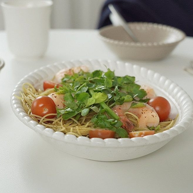 에라토 오블롱 오벌 타원접시 2color 파스타 덮밥 볶음밥 볼, 프레클, 1개