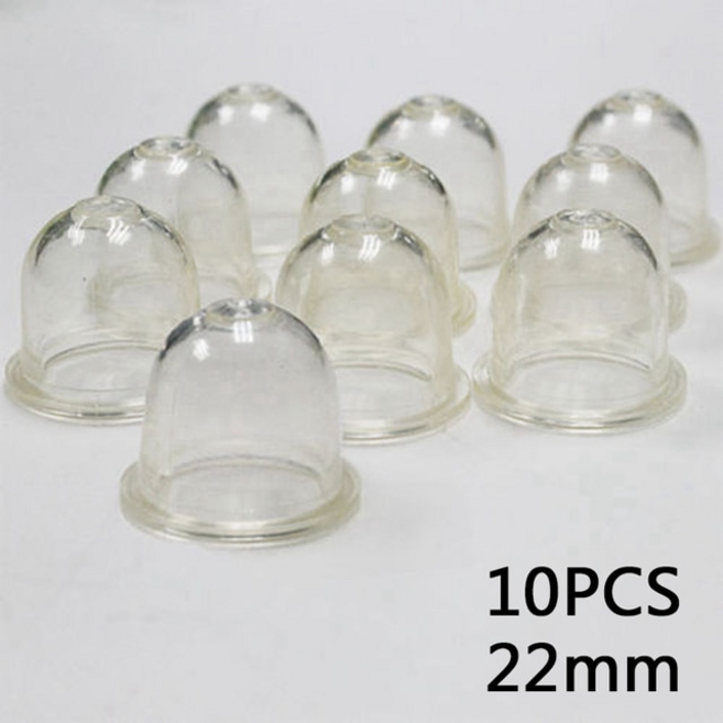 10Pcs 19mm/22mm 전기 톱 트리머 잔디 깎는 기계 기화기 오일 컵 뇌관 벌브 연료 펌프 체인 Brushcutter, 1개