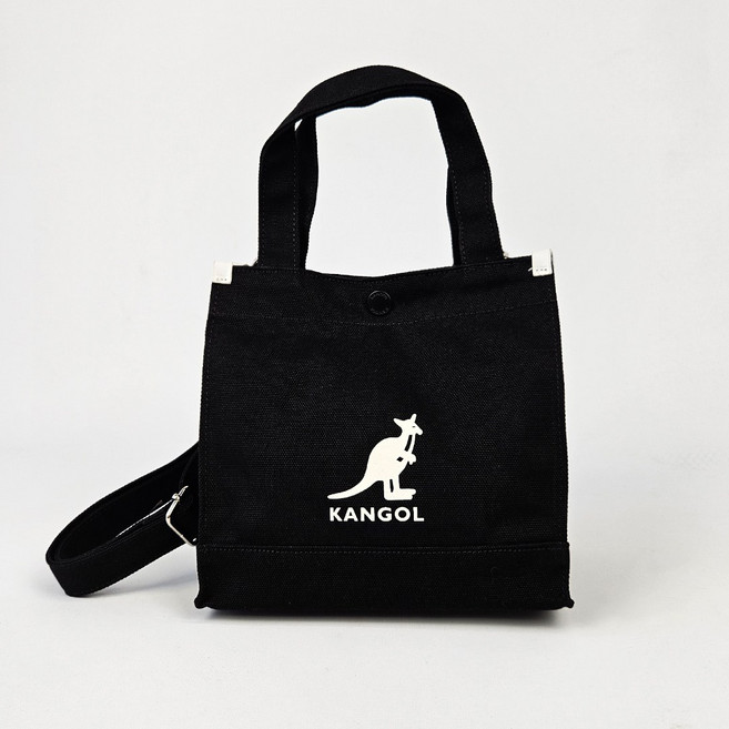 [백화점 정품] 캉골 뉴 타이니 캔버스 미니토트백 4004 블랙 여자 미니 가방 핸드백 크로스백