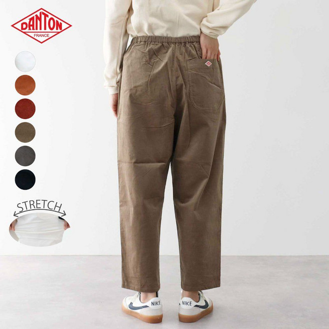 2025 가을겨울 추가 Danton 스트레치 코듀로이이지 팬츠 레이디스 DANTON