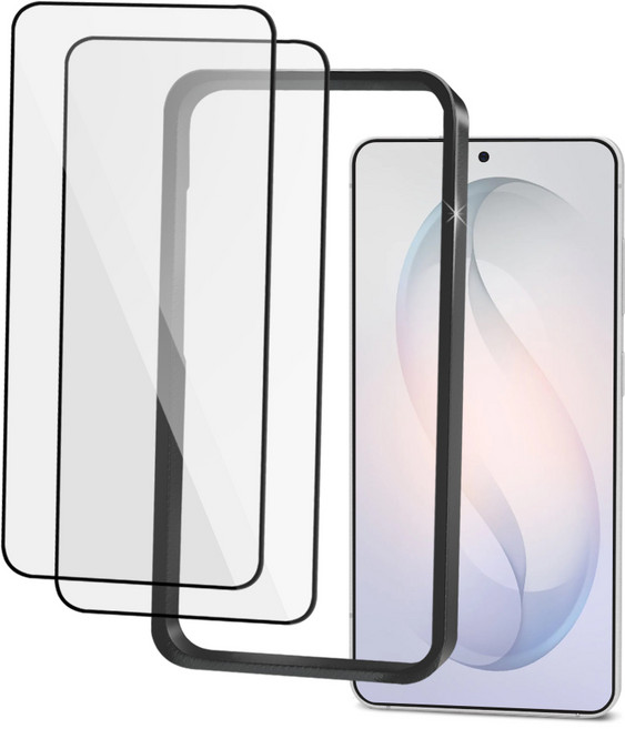 다이아큐브 갤럭시 S26 9H AF코팅 3D 강화유리 가이드툴 액정보호필름 2P, 2개