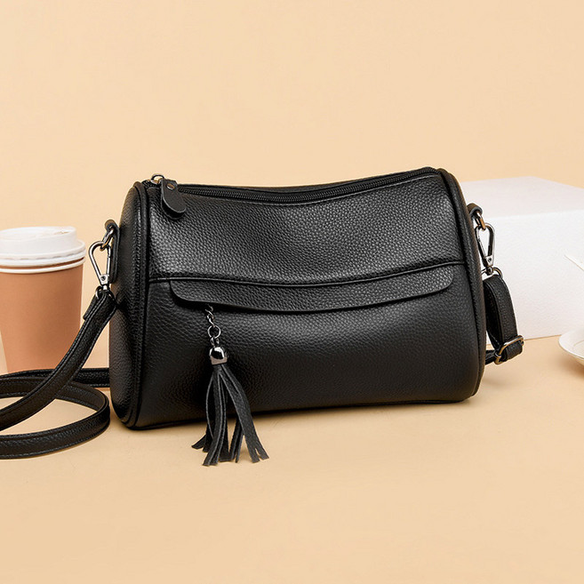 YUMDE 소가죽 여성 숄더 크로스백