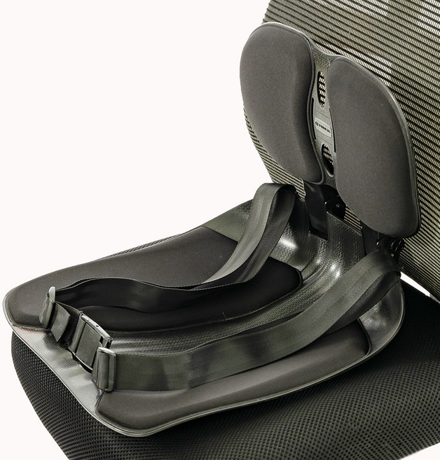 에스백 의자위에의자(COC) 비즈니스 버전 자세교정의자 허리교정 척추보호 요추지지의자, 에보니블랙, 1개