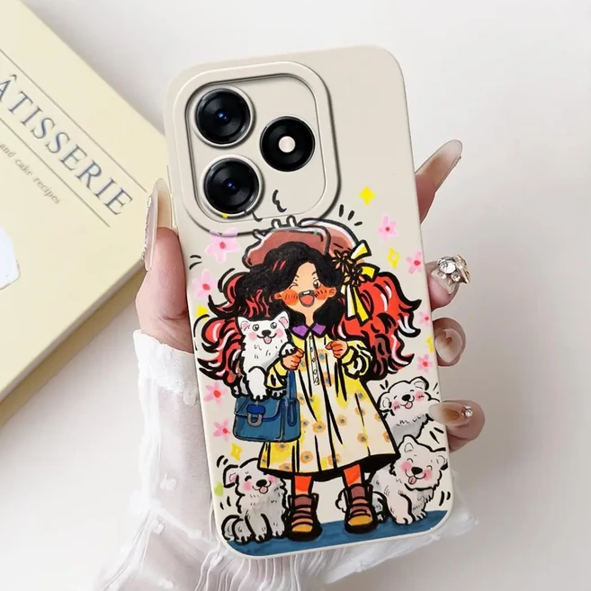 쿠쿠스토어 Realme Note 50 전화 케이스 Narzo N53 Shell 패션 팬더 토끼 동물 보호 실리콘 소프트 커버, 01 For Realme Note 50, 36 TYbai214