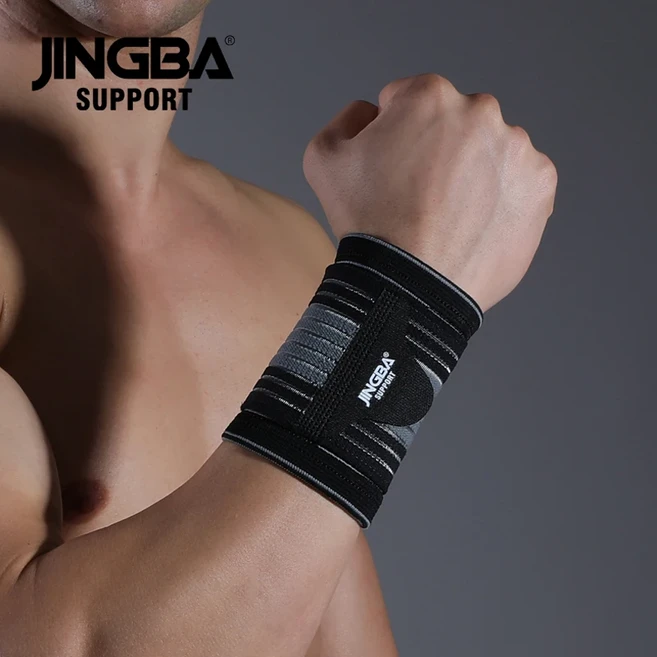 탄력 있는 붕대 재사용 가능한 스포츠 붕대 스포츠용 보호 스포츠용 경량 스포츠, [01] M, 02 Black, 1개