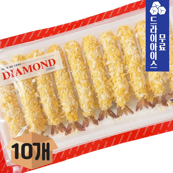 분이네 다이아몬드 빵가루 새우 300gX10개 (3kg) 튀김용 새우 빵가루, 1개