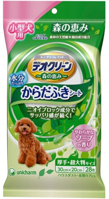 [3개묶음]데오클린 수분가득 바디티슈 소형(비누향), 단품