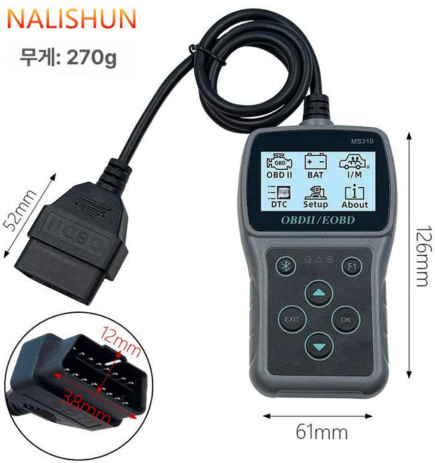 인포카 차량용스캐너 스마트카스캔 한국어지원 차량진단기, 단일, 1개