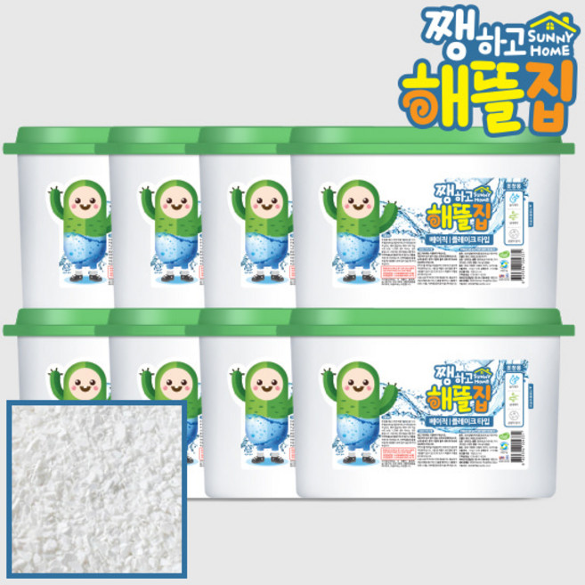 조이라이프 쨍하고 해뜰집 옷장용 베이직 플레이크 타입, 8개