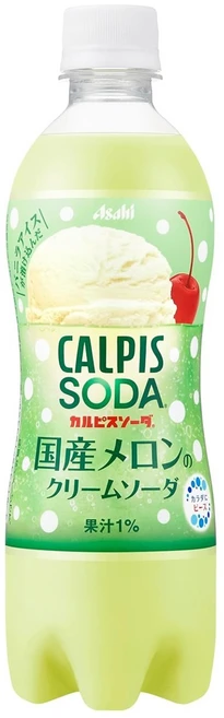 칼피스 멜론 크림 소다 페트, 500ml - 쿠팡