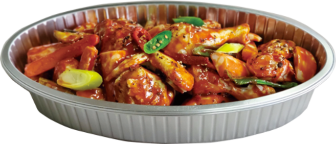 타원 찜용기 알루미늄 용기 KJ-360, 1개, 10개