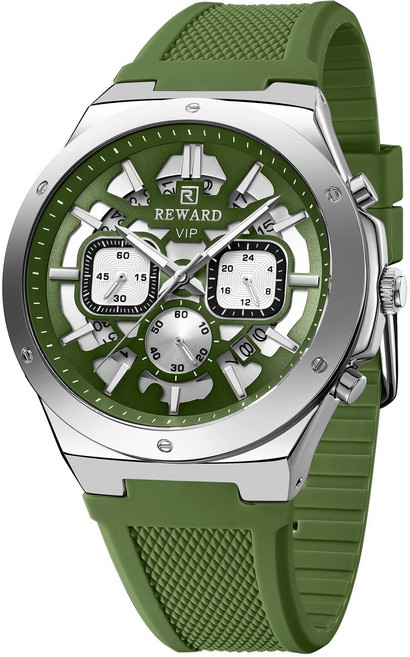 따블루엠 남성 실리콘밴드 아날로그 손목시계 캐주얼 스포츠 손목시계