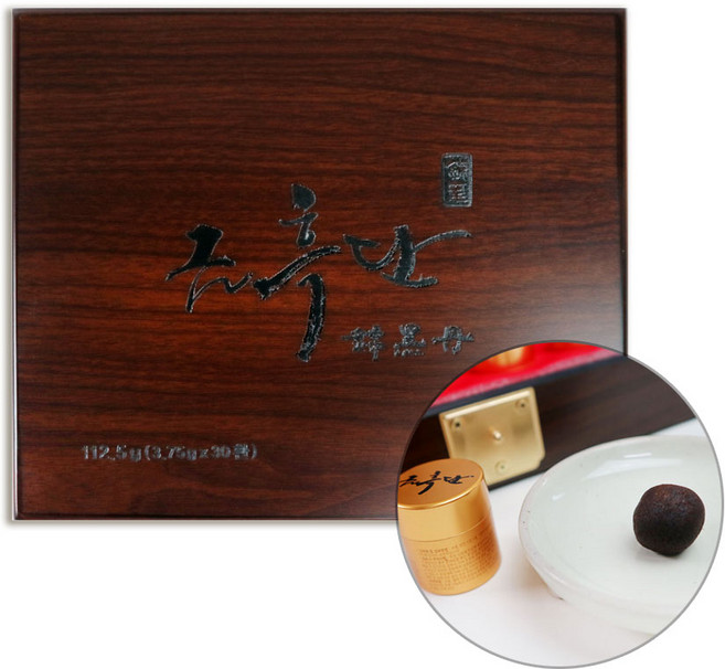 한국인삼유통 흑삼 참당귀 복령 맥문동 백출 영양 환 명품금흑단, 30정, 1세트, 112.5g