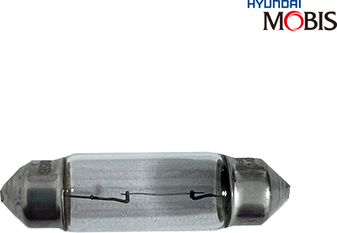 현대모비스 순정 번호판등 실내등 번데기 전구 5개입 세트 12V/5W 1864505009N 현기스토어, 5개