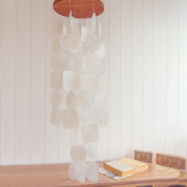 인테리어 자개 모빌 드림캐쳐, 화이트