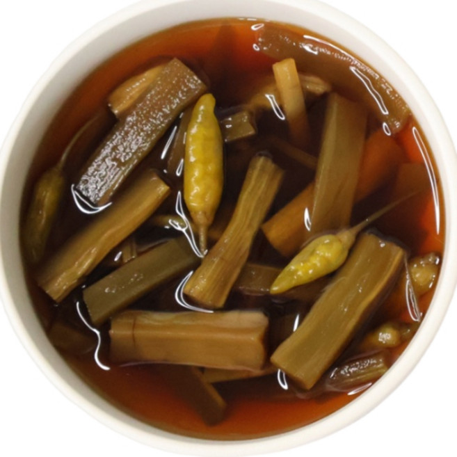 여우마을 수제반찬 촌스러운 궁채장아찌, 1개, 1kg