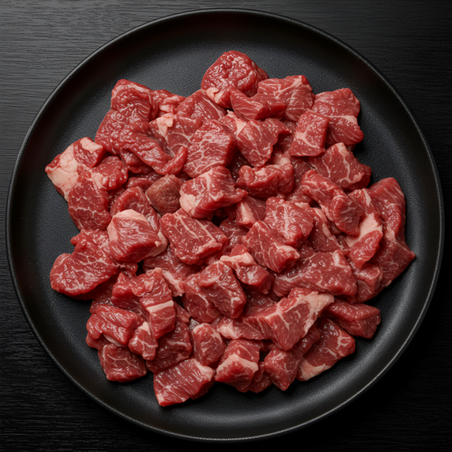 한국농수축산 국내산 1등급 세절 국거리용, 1개, 300g