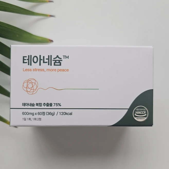 테아네슘 복합추출물정, 1개, 60정 - 쿠팡