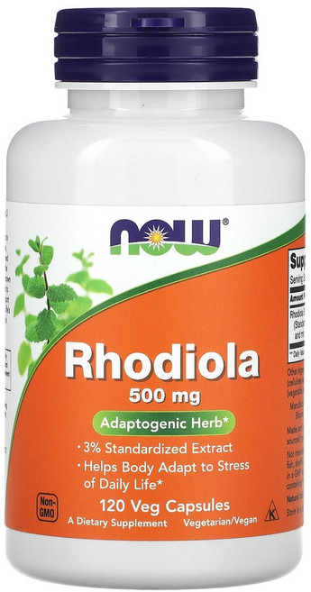 나우푸드 로디올라 500mg 베지 캡슐, 120정, 1개