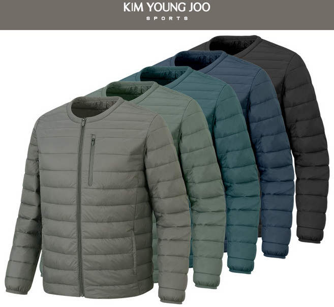 김영주스포츠 남성 웰론 경량 패딩 점퍼 MJ150