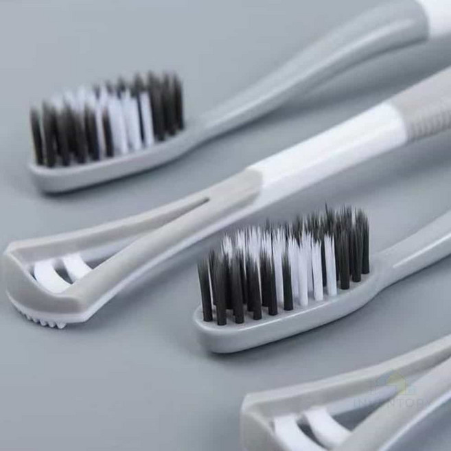 2in1 구강관리 혀클리너 칫솔 8p세트 구강용품 미세모, 풀컬러8개입, 1개