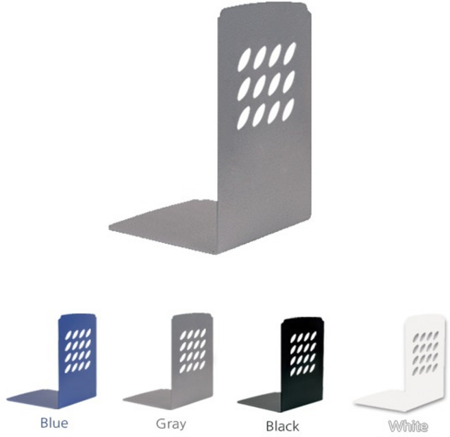 사인오피스 북앤드 초특가 대박상품 북엔드 사무실 학교 도서관용 깔끔하고 다양한 색상, 화이트