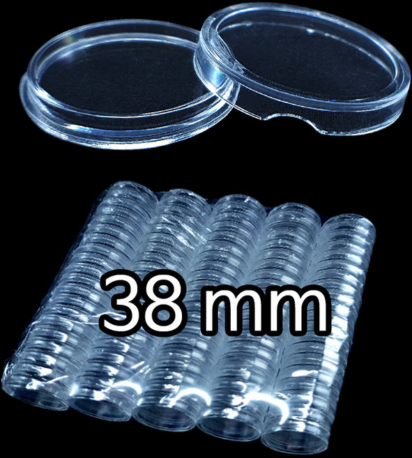 38mm 메이플 은화 캡슐 100개 묶음 은화 기념주화 수집용품