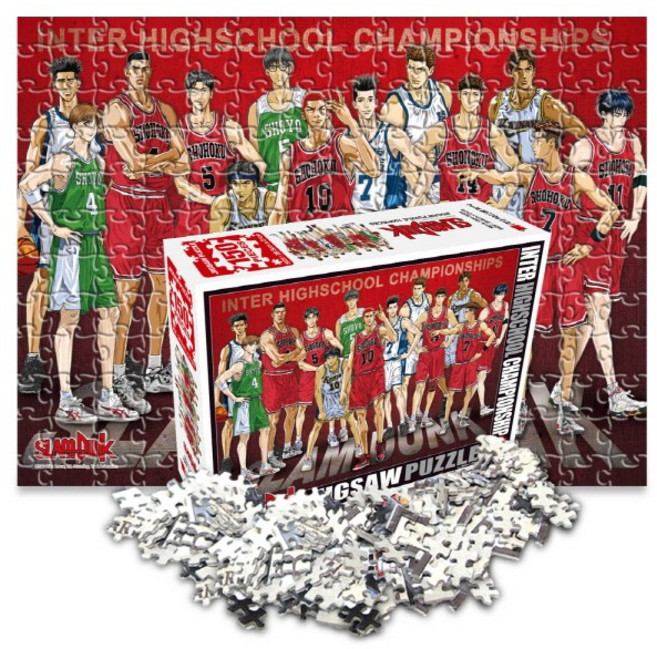 슬램덩크 쇼호쿠 료난 쇼요 농구 캐릭터 직소 퍼즐, 1개, 인터하이스쿨 챔피언십, 150피스
