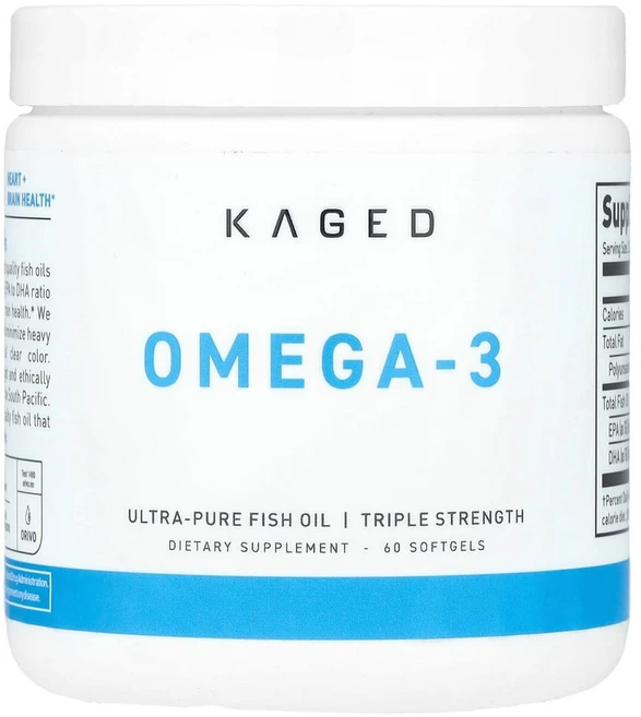 케이지드머슬 오메가3 초순수 피쉬 오일 3배 강도 소프트젤 60정, KGD10775, 1개 - 쿠팡