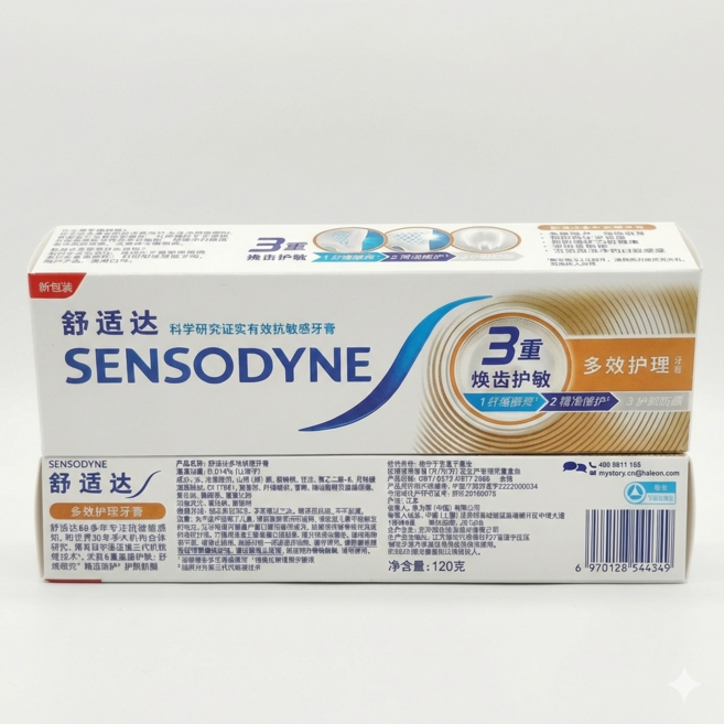 센소다인 멀티케어 치약, 4개, 120g