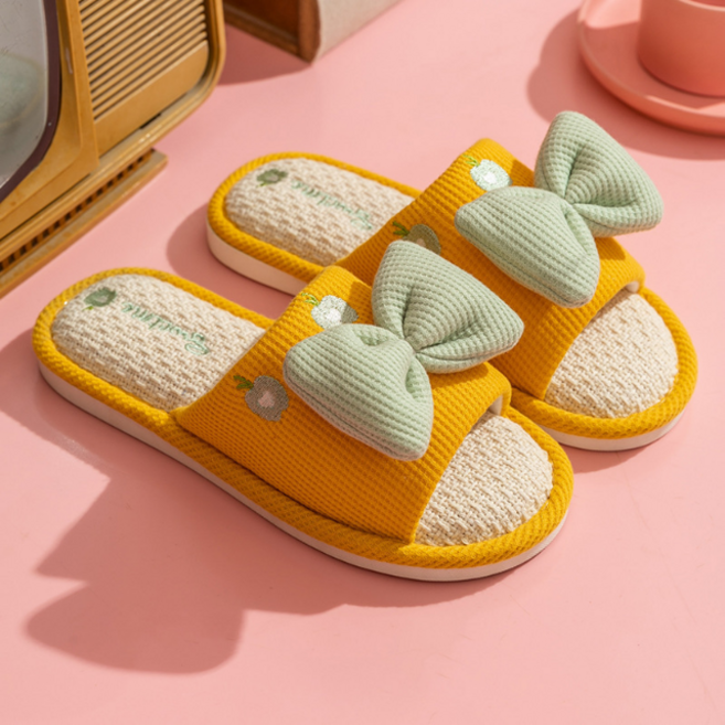 여성 사계절 푹신한 발편한 실내 거실화 슬리퍼