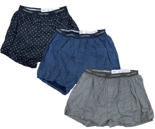 캘빈클라인 CK 언더웨어 남성 트렁크 박서 면 사각 팬티 3매 세트