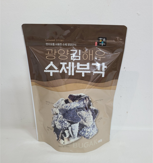 김해우 찹쌀 김부각 바삭한 수제 수제부각 현미유 미강유 쌀 저염 김튀각 저염식 선물세트 180g, 1개