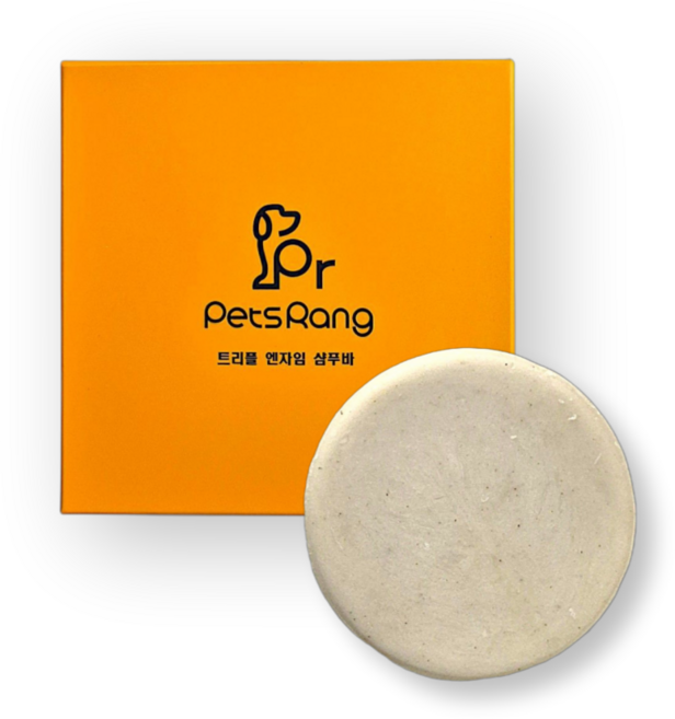펫츠랑 강아지 트리플 엔자임 샴푸바 자연유래 미생물 발효효소 저자극 펫 비누, 1개, 100g