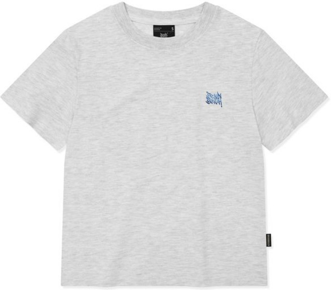 브라운브레스 W WATER TAG TEE - ASH