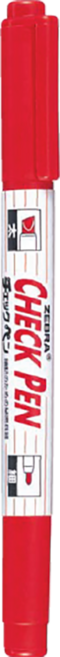 제브라 체크펜 암기용펜 지워지는펜 공시생 수험생, 레드