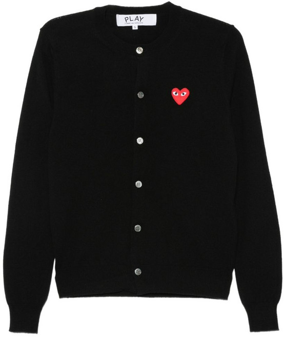 3위 - 꼼데가르송플레이 heart-patch cardigan