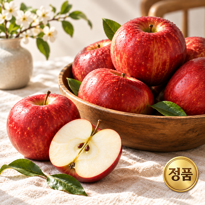 [백화점납품급] 정품 고당도 감홍사과 국내산 햇 사과 꿀사과, 1박스, 특품 중대과 5kg